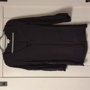 Long sleeve black dress